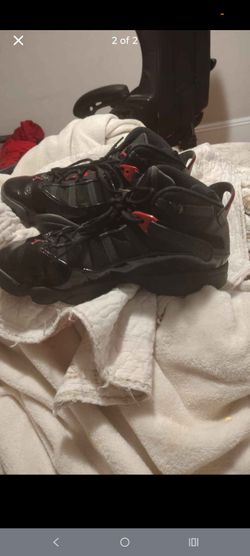 Air Jordan 6 rings Black And Red