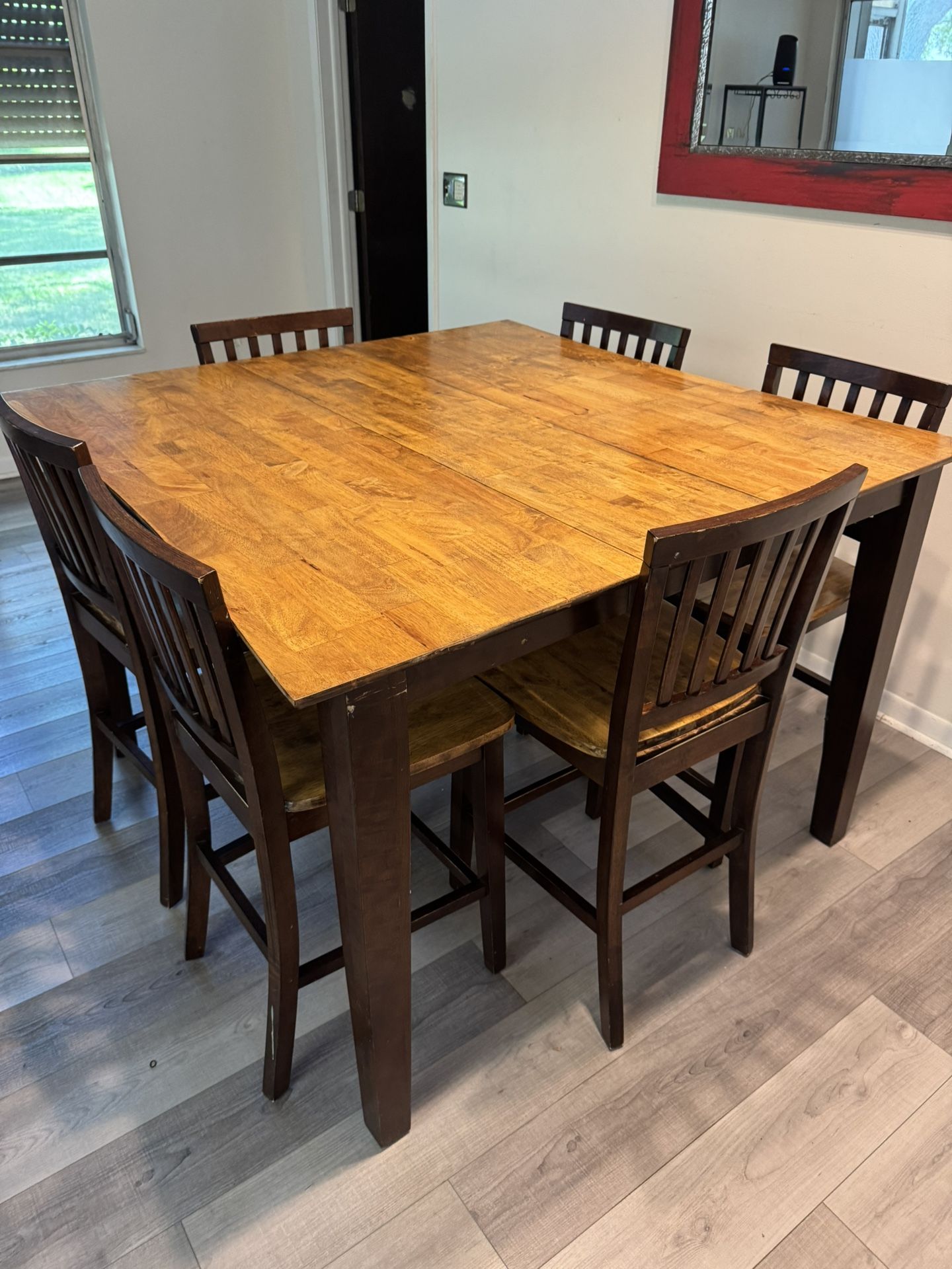 MOVING * Solid Wood Counter Height Table