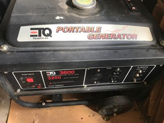3600 watt emergency storm generator