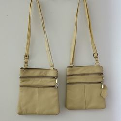 Purses and Handbags Tan Leather  3 Available $10 Each