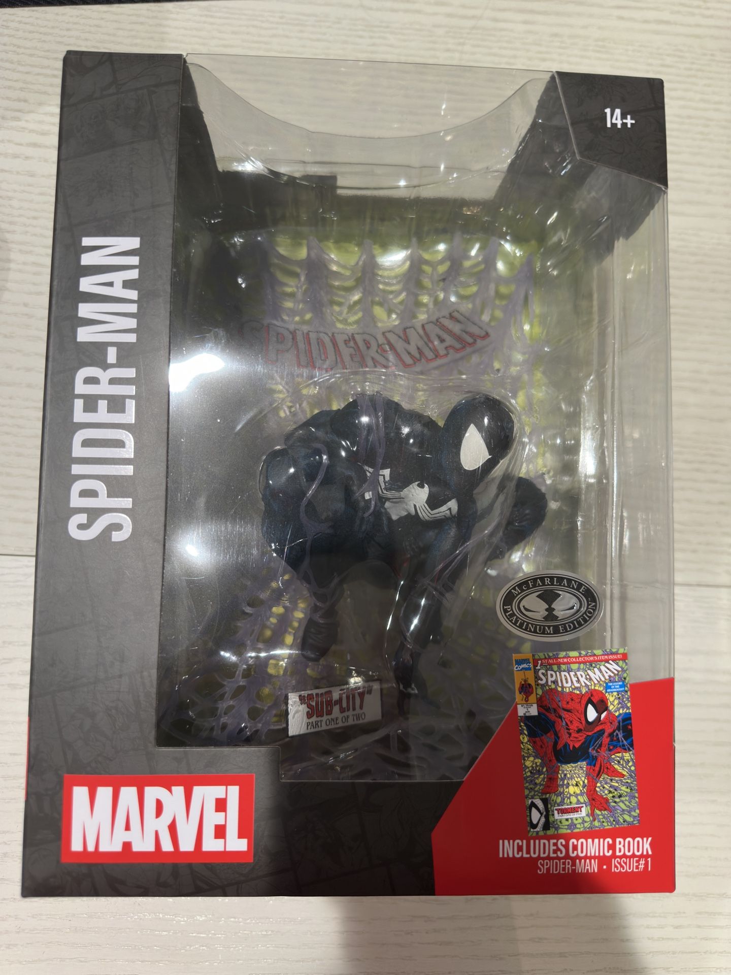 Marvel Collection 1:6 SPIDER-MAN Issue #1 Statue Platinum McFarlane Toys 2025