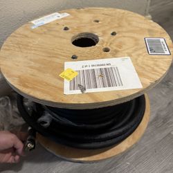 SOOW 100 FT Cable Black Outer Insulation, 8 Gauge, 3 Wires