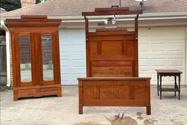 1800s antique eastlake bedroom muebles eastlake de finales del sigo 19 buenas condiciones