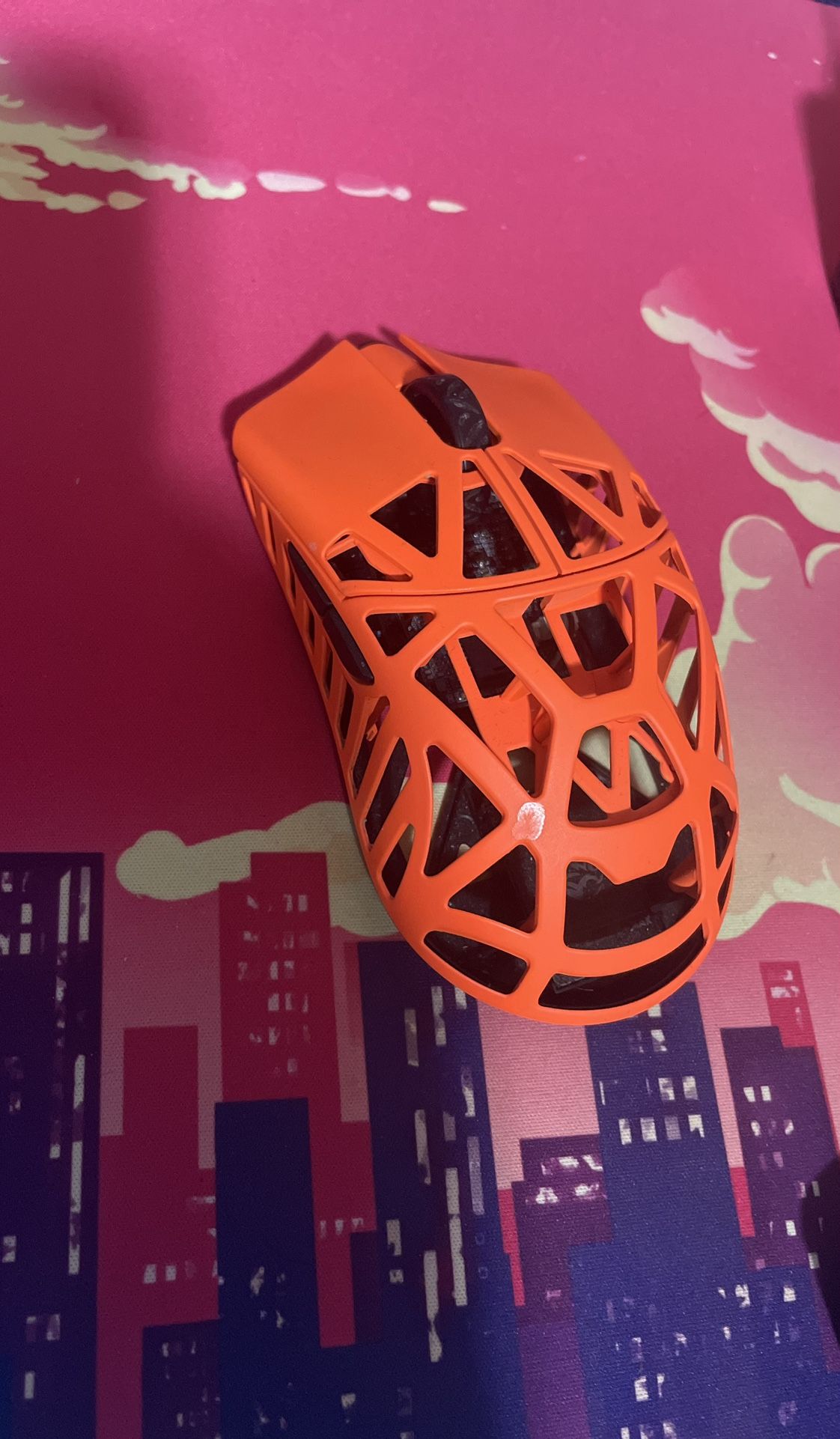 WL Mouse Beast X Max Orange Gaming Mouse