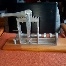 Heavy Duty Aluminum, Steel & Wood Nut Cracker 