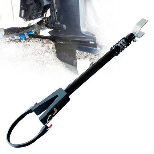 Transom Saver for Outboard Motor Adjustable Motor Support Bracket With Shock Absorbing Outboard Motor support from 20-1/2" to 31" Suitable for Most Ou