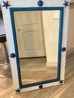 Large Costal Beach Decor Mirror