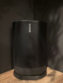 Sonos Move Portable Smart Speaker with Charging Base included