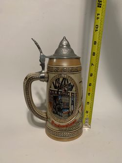 Anheuser Busch BEER STEIN Lidded Limited Edition #48798 "K" Series

