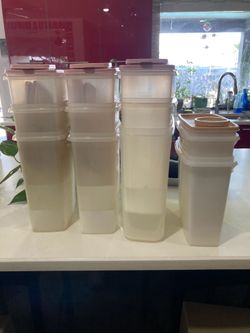 TUPPERWARE  CEREAL  CONTAINERS -  $5  EACH