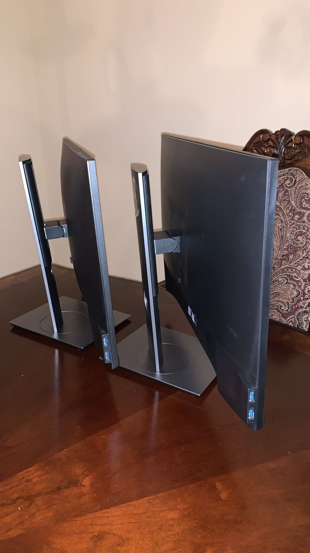 Matched pair Dell P2419H 23.8 HDMI, USB C, Full HD Edge LED Monitor 16:9 Black