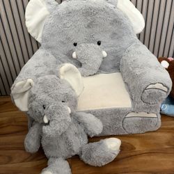 Baby elephant couch+ plush
