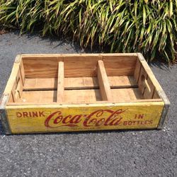 Coca Cola Wooden Case