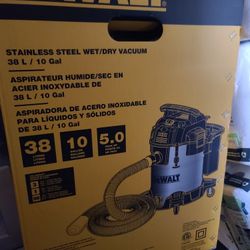 DeWalt Stainless Steel Wet And  Dry Vacuum
