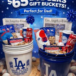 🎁  Los Angeles Dodgers World Series Fathers Day Gift Basket