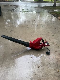 Troybilt Electric Corded Leaf Blower (variable speed)