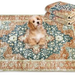 kathson 2 Pcs Reusable Puppy Pads, 32 x 48 Inch Washable Puppy Pads Pet Dog Training Pads