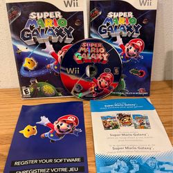 Super Mario Galaxy Nintendo Wii Complete CIB