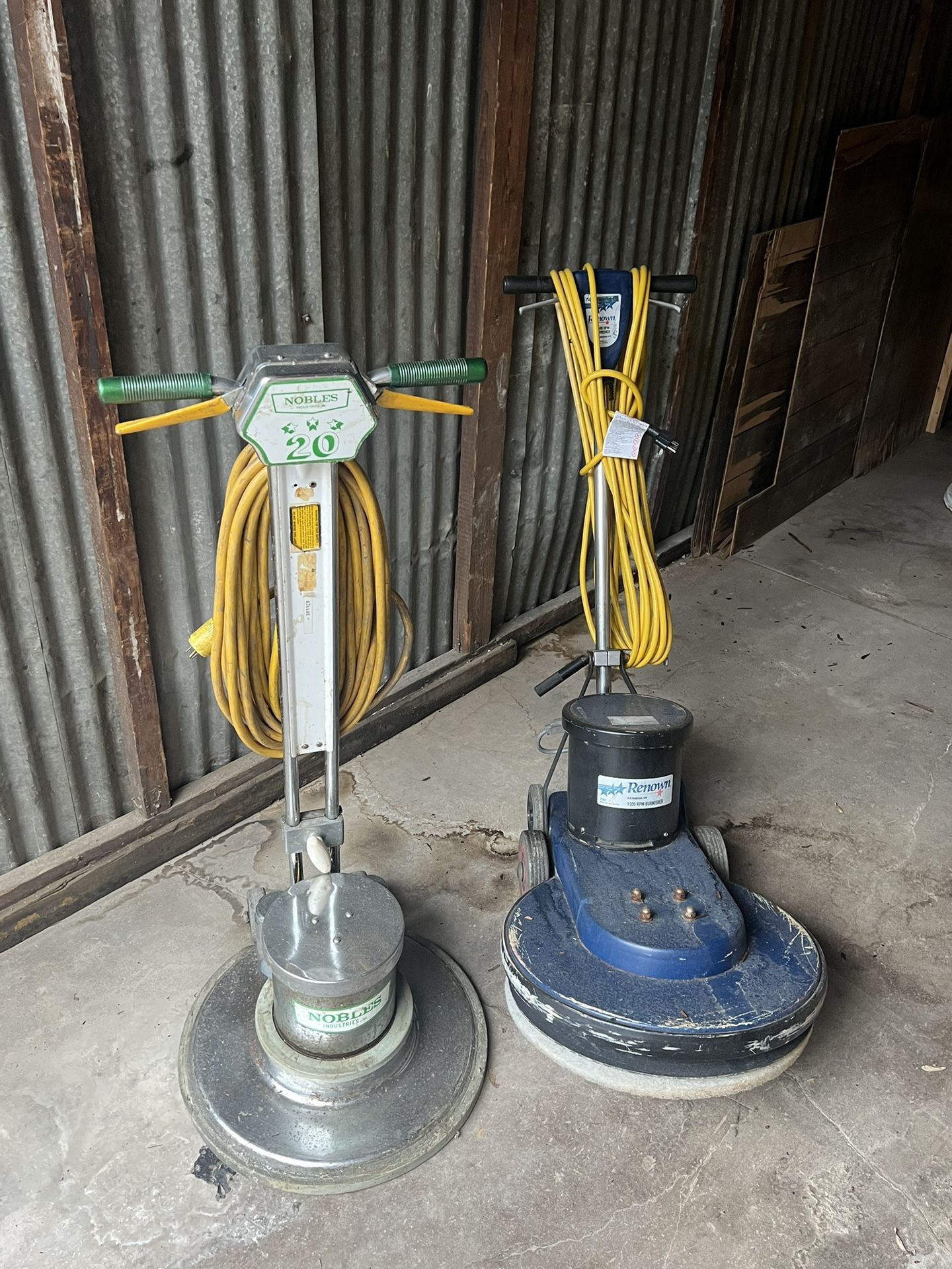 Floor scrubber & High Speed Buffer