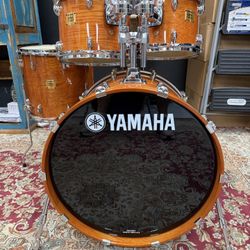 Yamaha Oak Custom York Honey Amber 4pc Drum Set