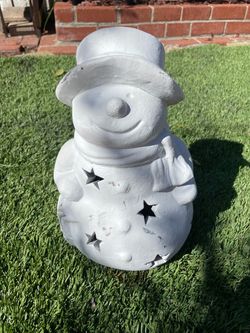 White Snowman – Christmas Holiday Decor