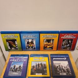 Fast & Furious Blu Ray Movie Collection 