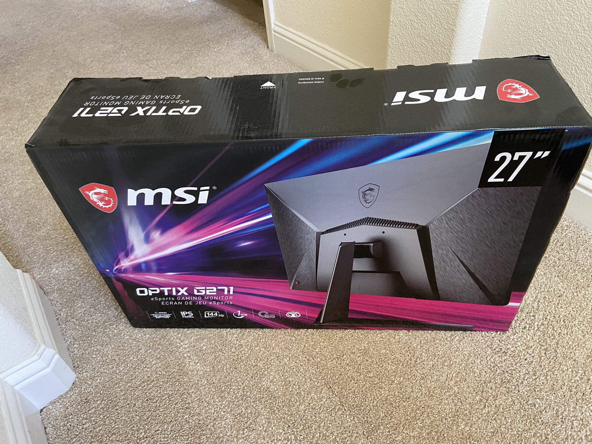 MSI Optix 27" Class FHD IPS Gaming Monitor