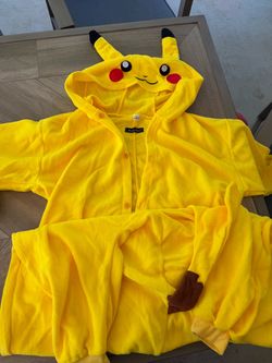 Adult large pikachu costume onesie