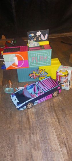 L.O.L. Surprise playset Speedomatic and Speaker Lot of 3 lol
