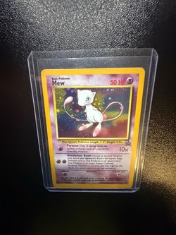 Mew #9 WOTC Black Star Promo Holo Rare Vintage Pokemon TCG LP