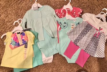 Baby Girl 12 Months Clothes-brand New With Tags-$10 Each Set