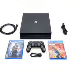 Sony PlayStation 4 Pro 1TB Game Console CUH-7215B Bundle