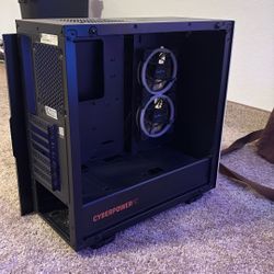 Cyberpower Pc Case With 3 Rbg Fans 