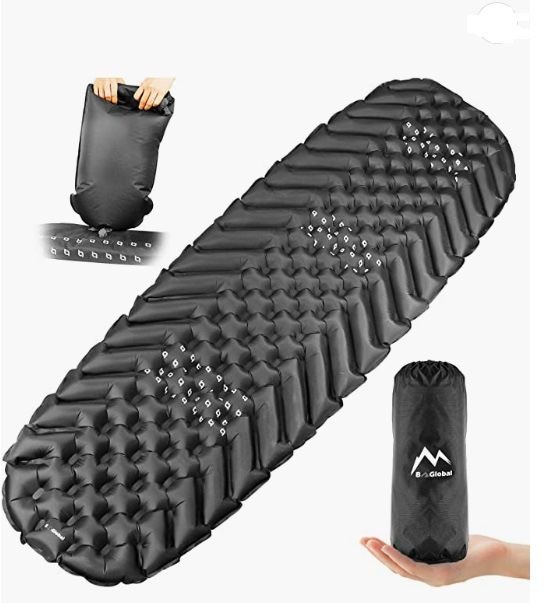 Camping Sleeping Pad, Ultralight Camping Sleeping Mat with Inflatable Bag, The Most Suitable Sleeping Mat for Backpacking, Hiking air Cushion-Inflatab