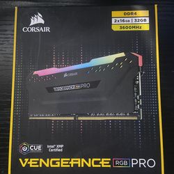 Corsair Vengenance RGB Pro DDR4 32gb 3600MHz