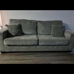 2 Grey Couch Set 