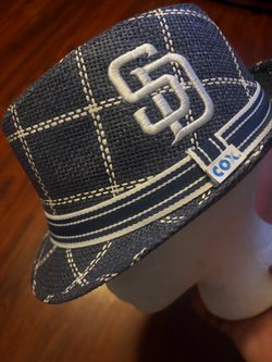 San Diego Padres Straw Bucket Hat 7 3/8