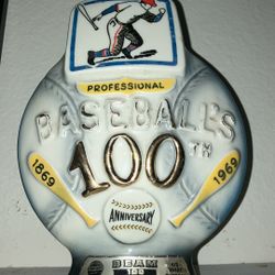 This is a vintage 1969 Jim Beam ceramic decanter 