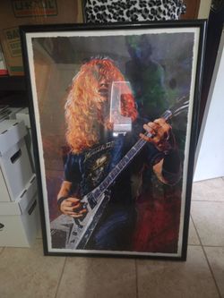 Dave Mustaine Megadeth Poster