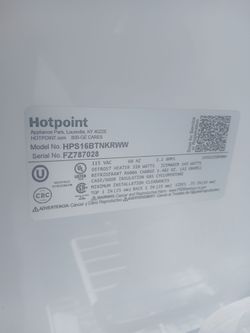 Hotpoint refrigerator.