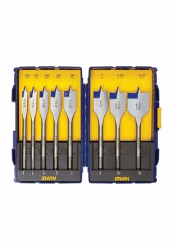 IRWIN Speedbor Blue Groove Pro Spade Bit Set 8-Piece 341008