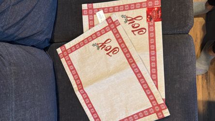 Christmas Holiday Placemats Set