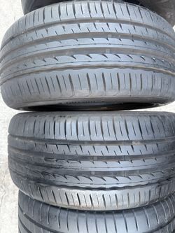 2 semi new tires 225/50r17 🤑free installation and balance ‼️👌