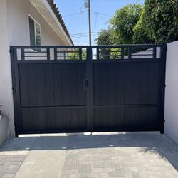 Wrought iron gates