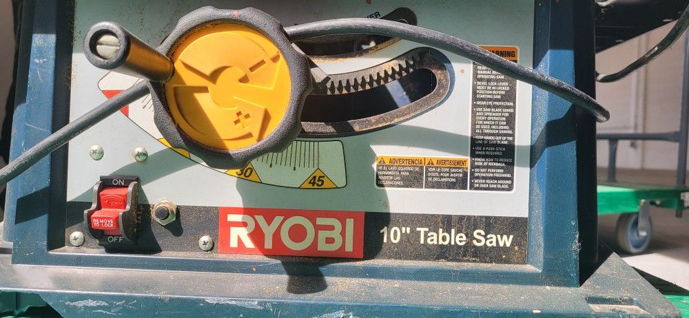 Ryobi 10" Table Saw