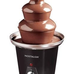 Nostalgia 3 Tier Electric Chocolate Fondue Fountain