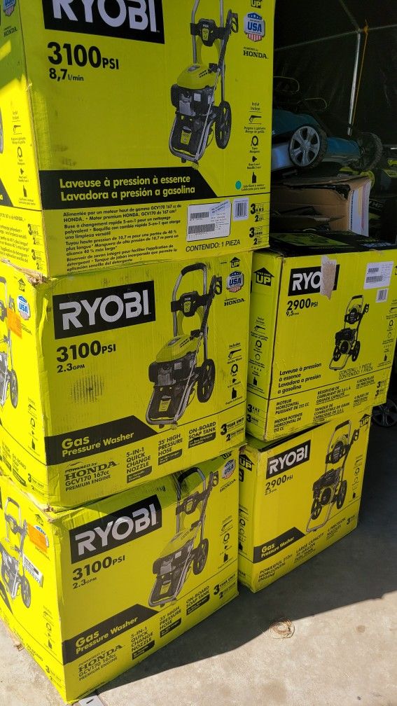 Pressure Washer Riobi 3100ps O 2900ps