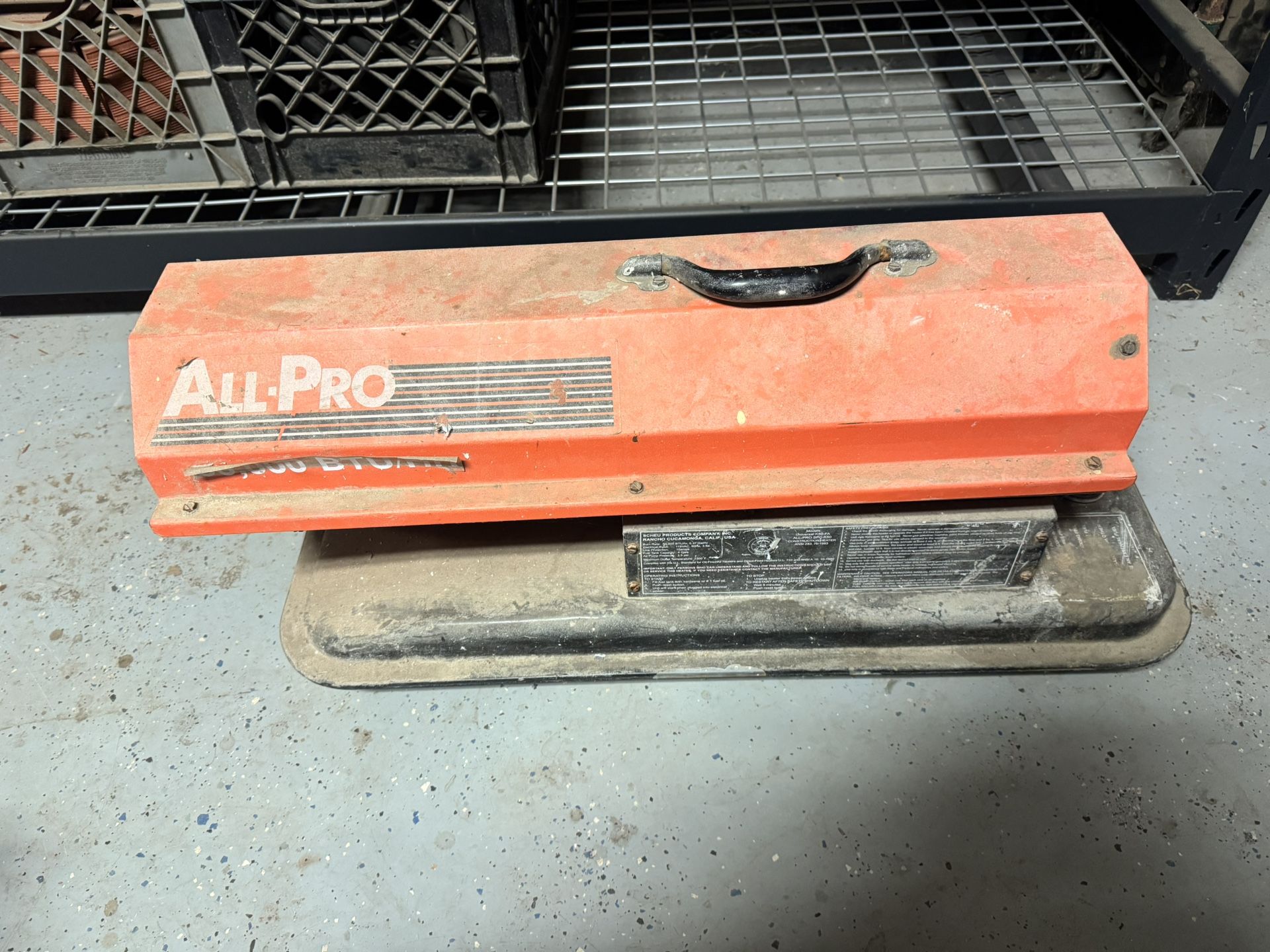 ALL PRO 50000BTU Kerosene Heater/Construction Heater