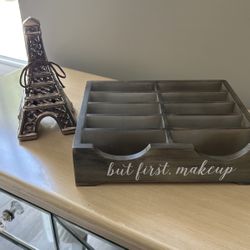 Makeup Organizer & Eiffel Tower Decor Piece