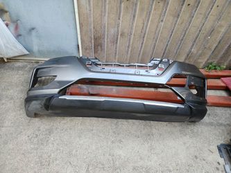 2017-2020 Nissan Rogue Front Bumper Gun Metallic Gray Color